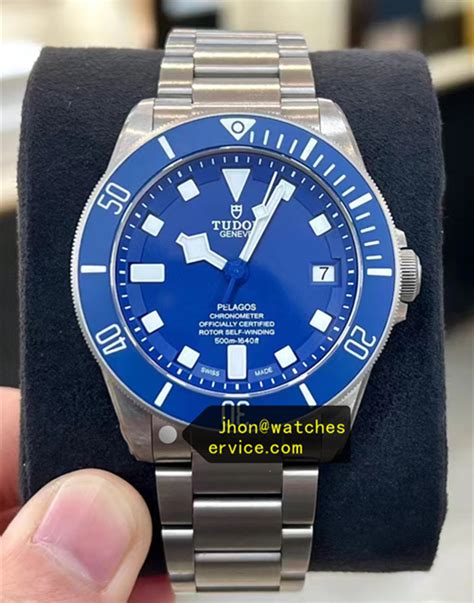 tudor pelagos blue replica|tudor pelagos blue titanium.